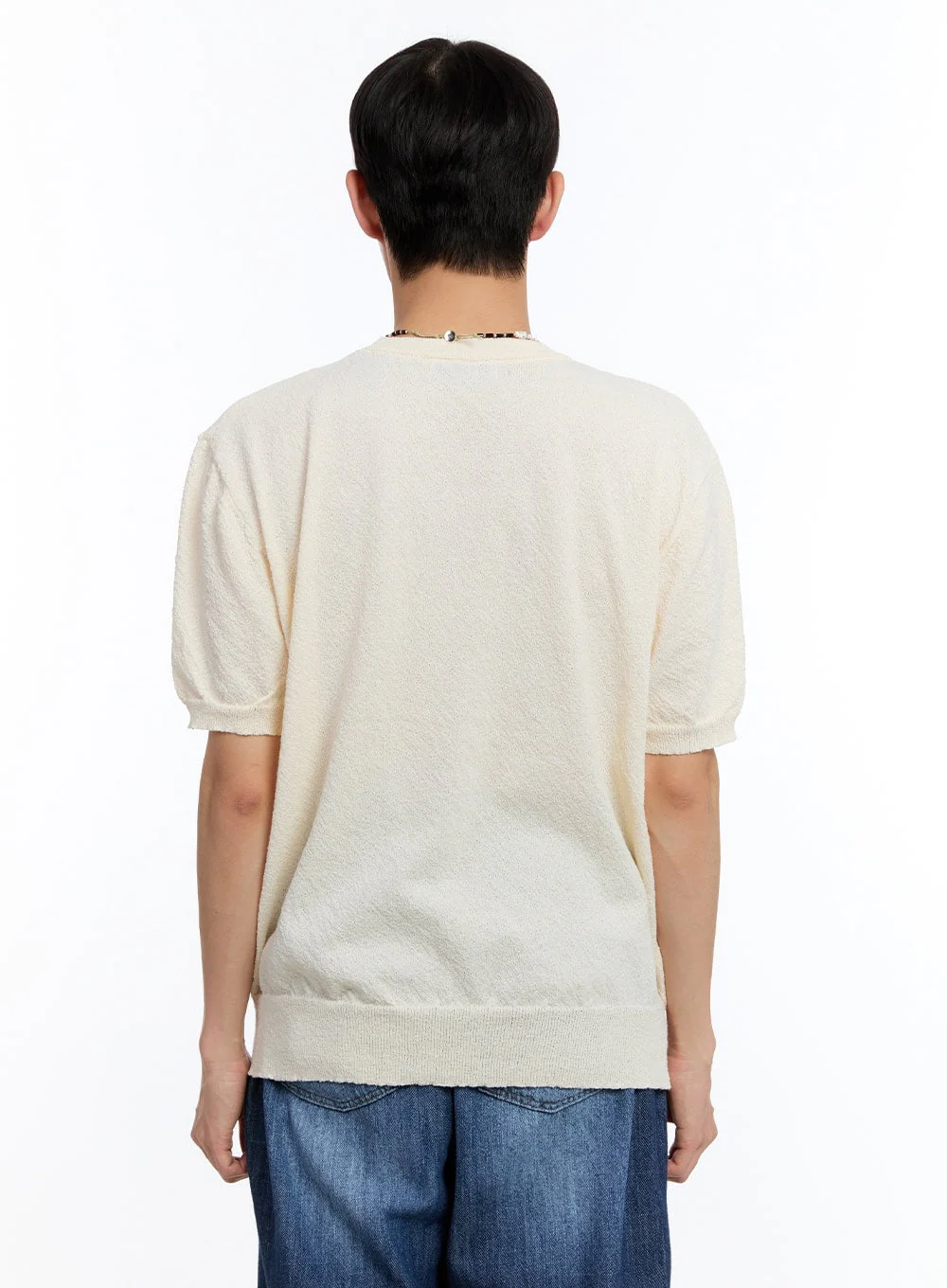 Men’s Petal Knit Sweater Top IY529 - Image 7