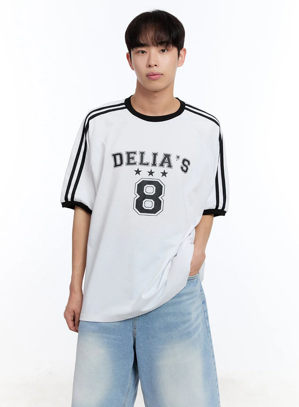 Men’s Sporty Raglan Track T-Shirt IY529