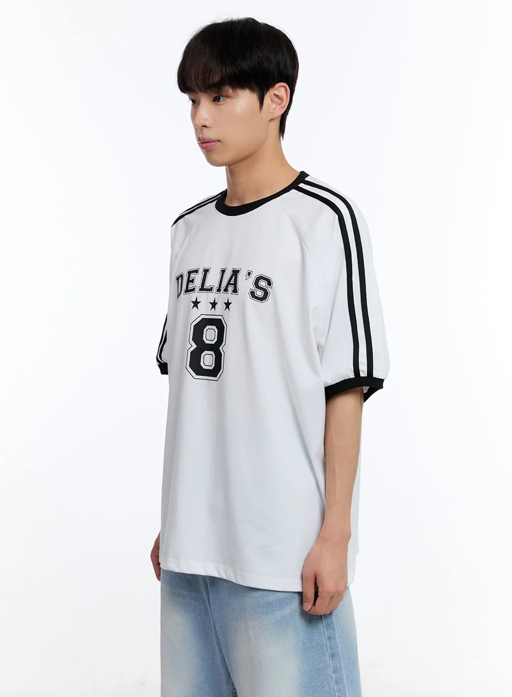 Men’s Sporty Raglan Track T-Shirt IY529 - Image 5
