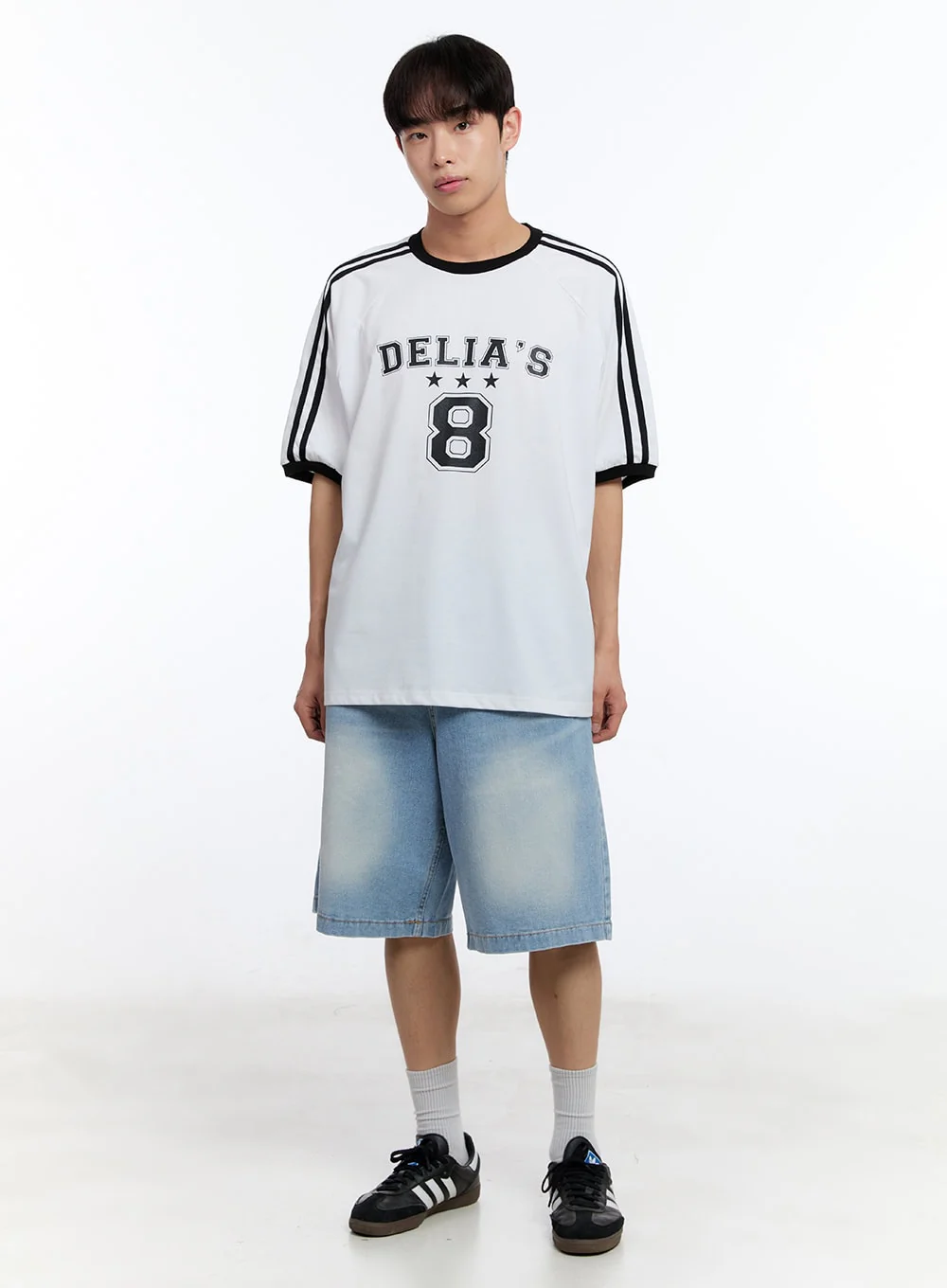 Men’s Sporty Raglan Track T-Shirt IY529 - Image 8