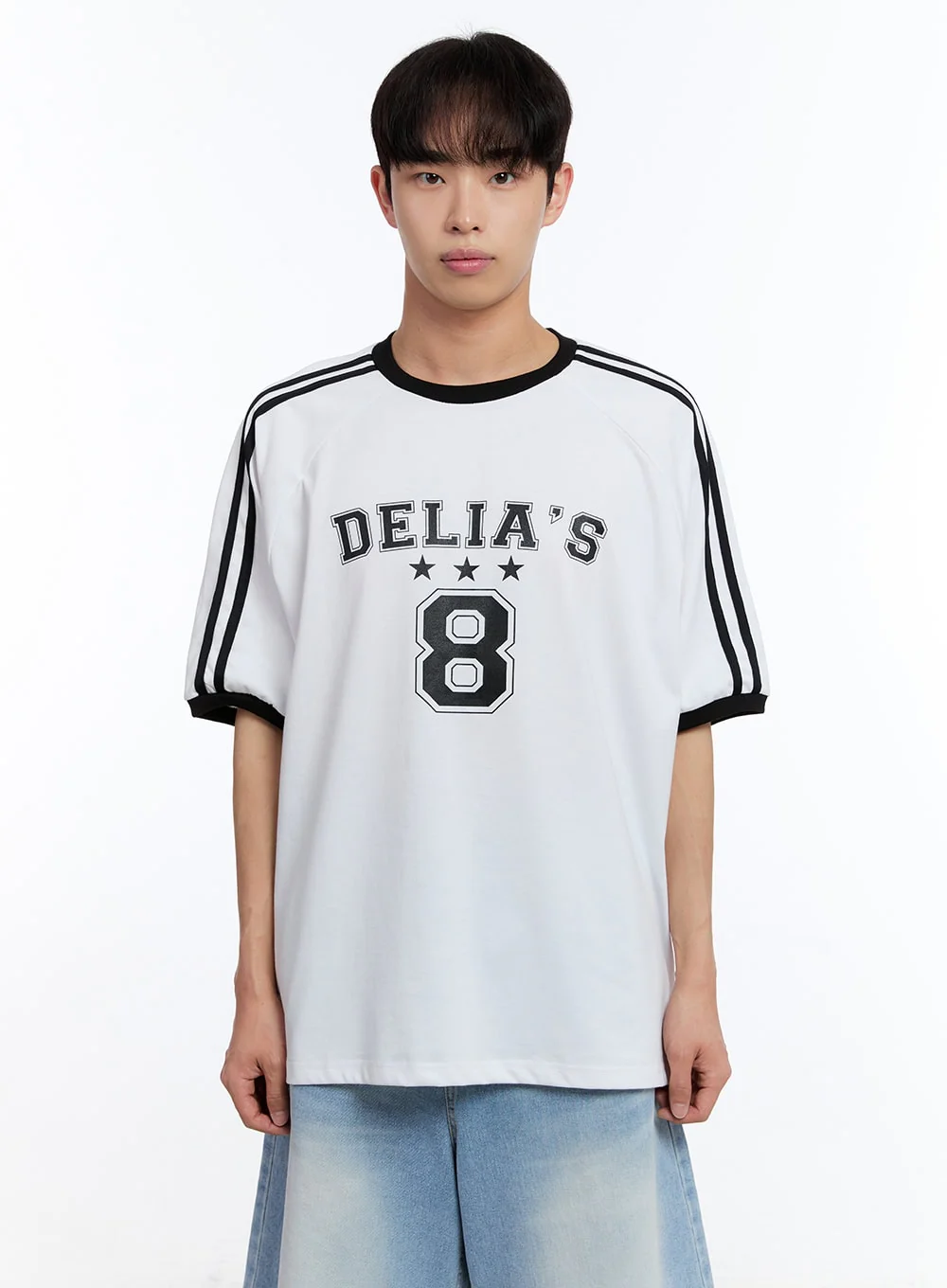 Men’s Sporty Raglan Track T-Shirt IY529 - Image 9
