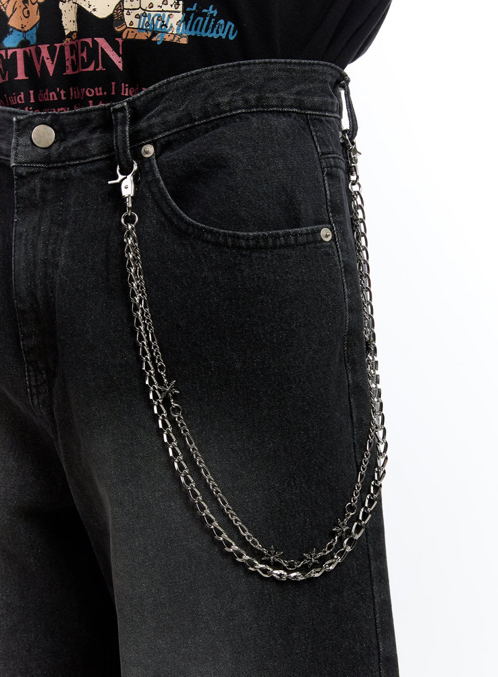 Men’s Star Double Chain IY530 - Image 5