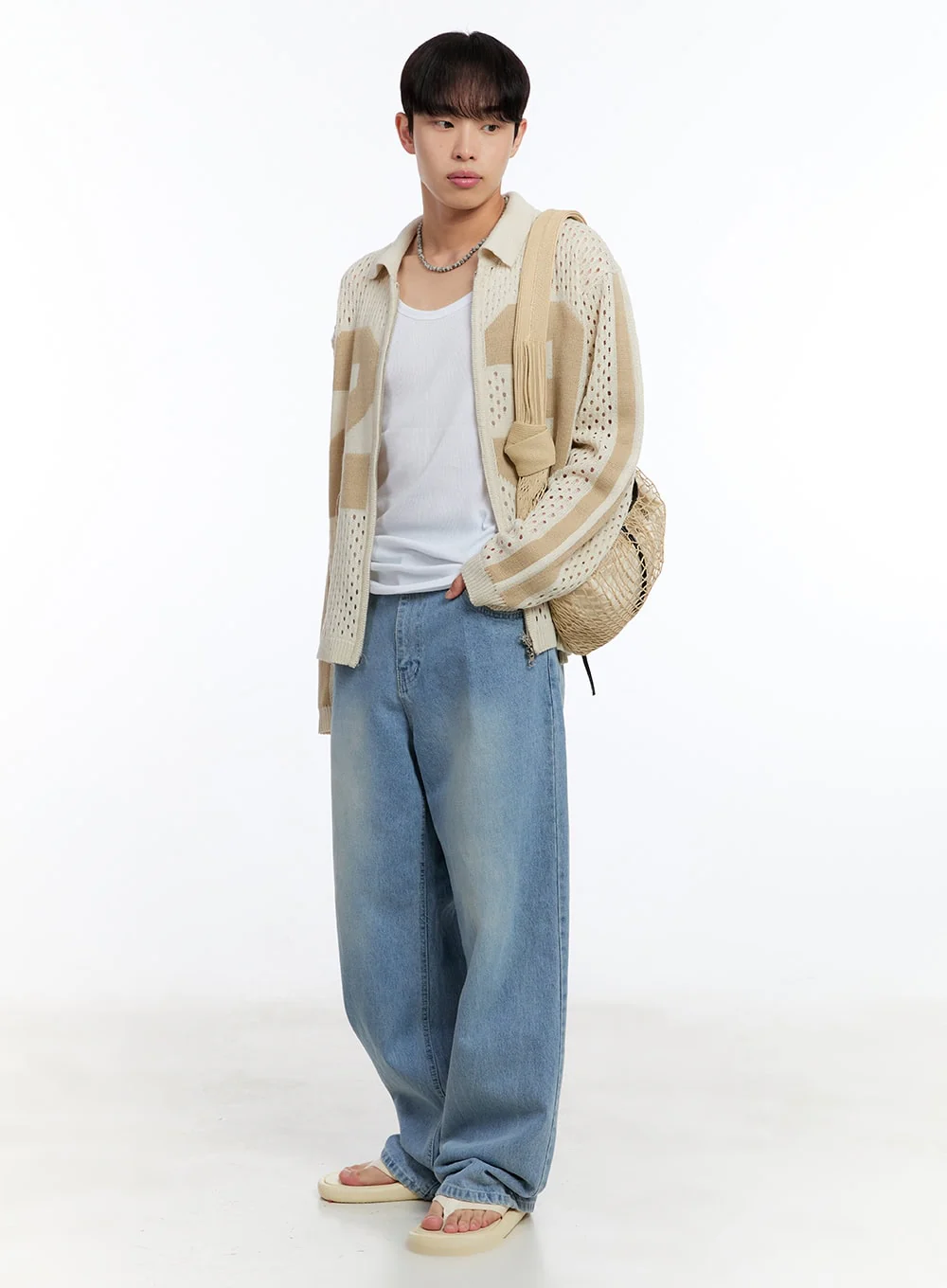 Men’s Summer Zip-Up Sweater IY530 - Image 12
