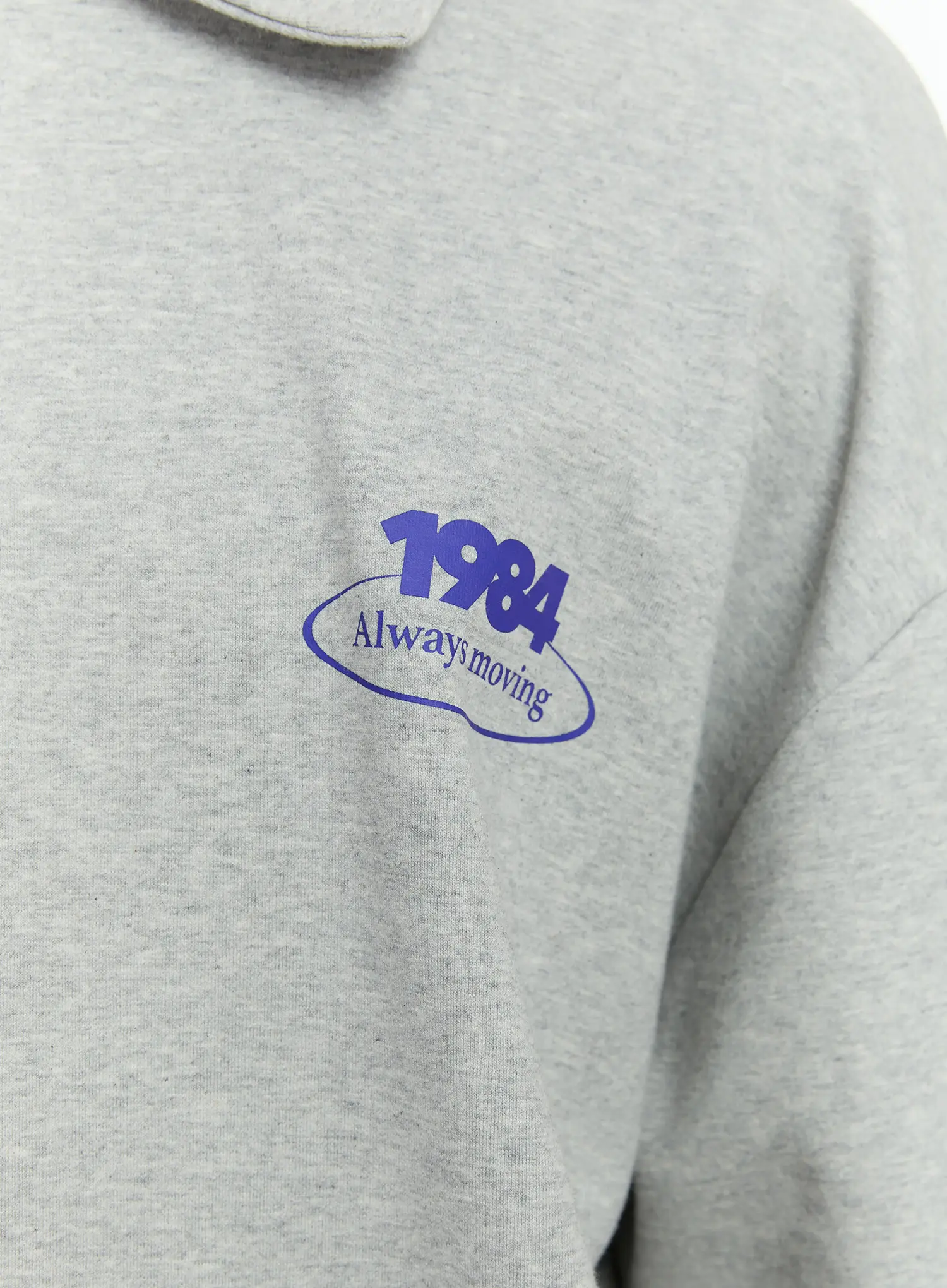 Men's 1984 Half Zip-Up Collar Sweatshirt IM502 - Image 9