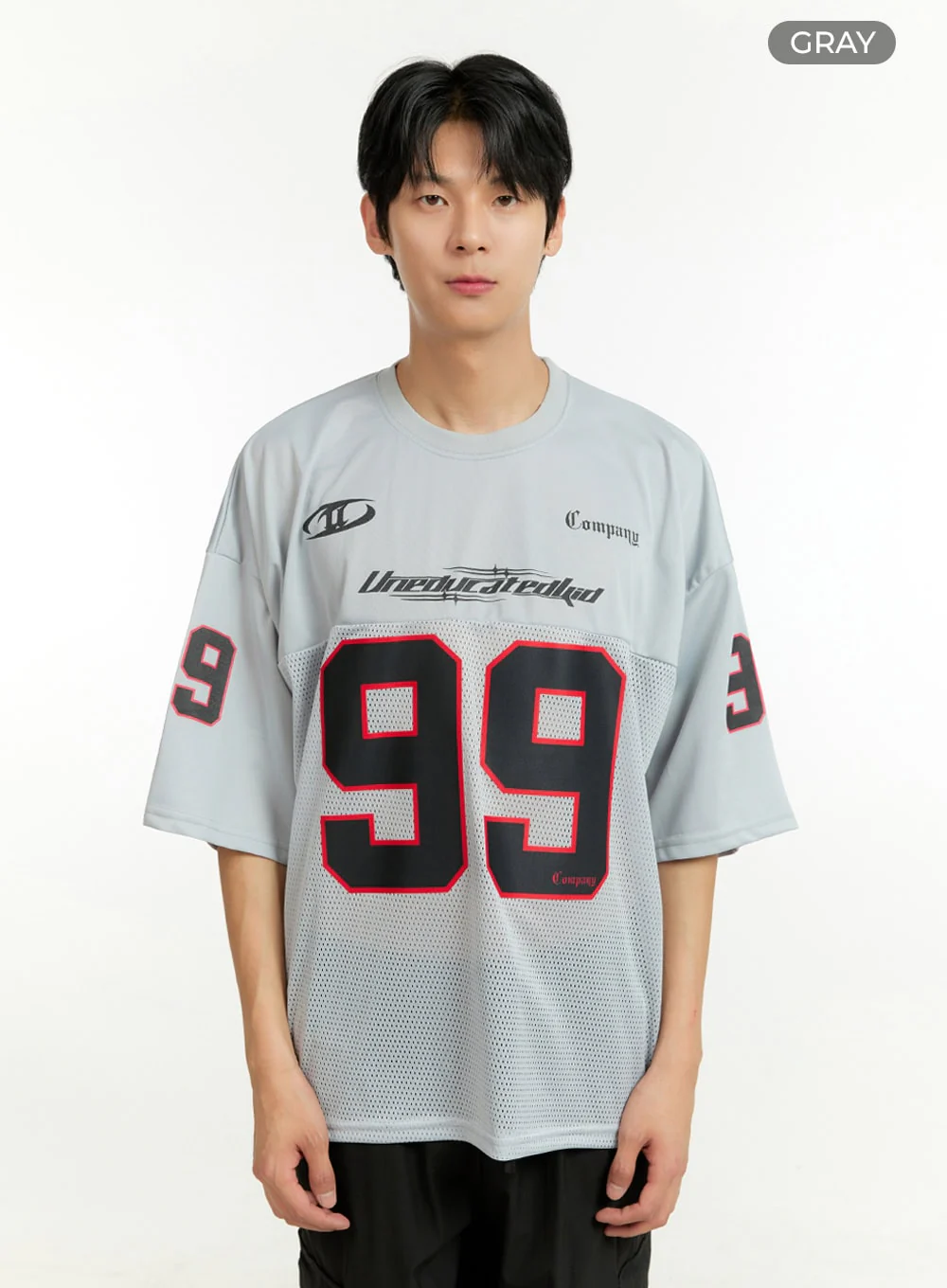 Men's Activewear Oversize Fit Jersey T-Shirt IL412 - Image 10