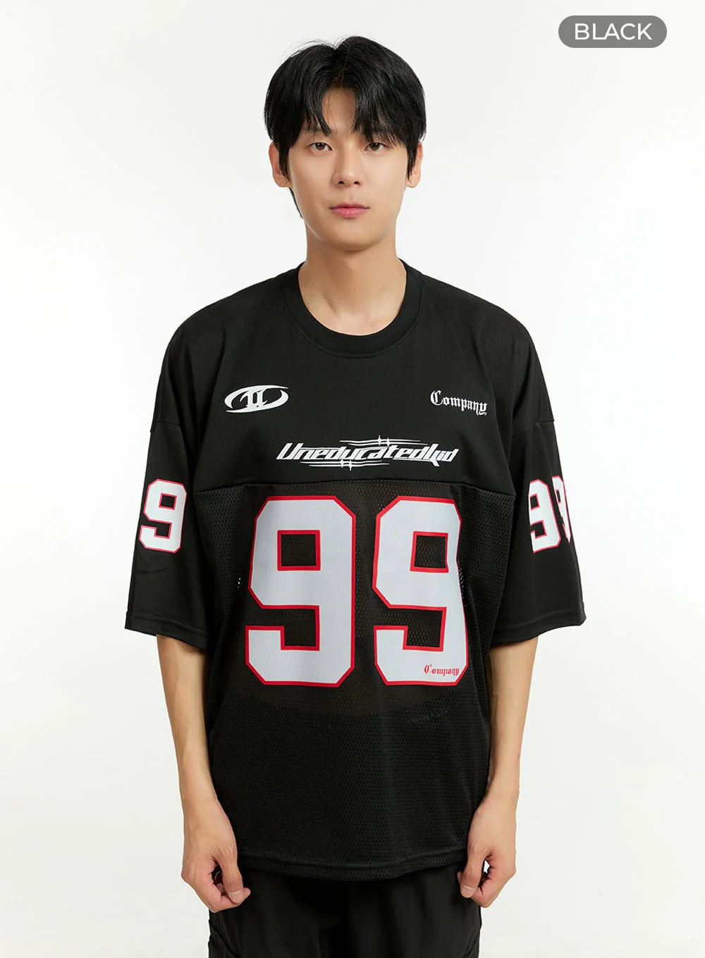 Men's Activewear Oversize Fit Jersey T-Shirt IL412 - Image 11