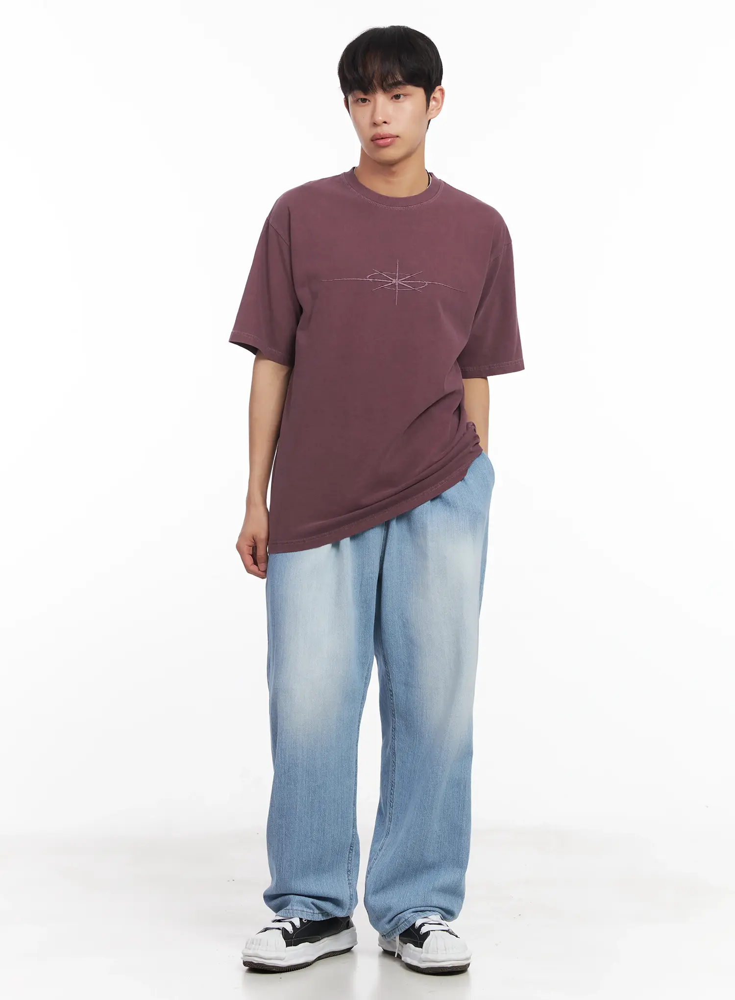 Men's Adjustable Linen Denim Pants (Light blue) IU519 - Image 12
