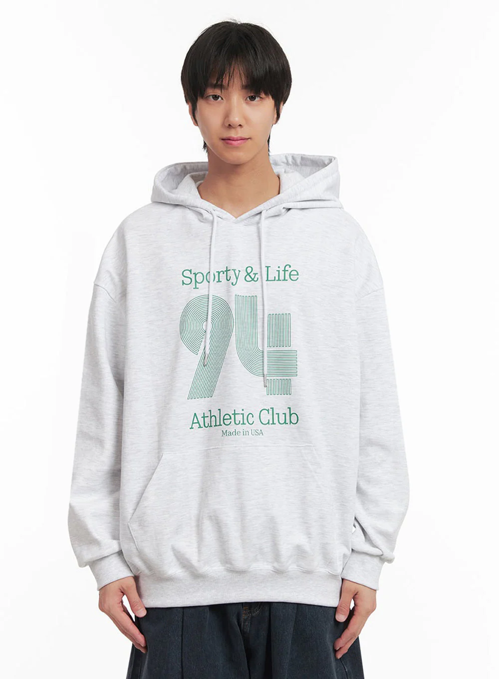 Men's Athletic Club Graphic Hoodie IA510 - Image 12
