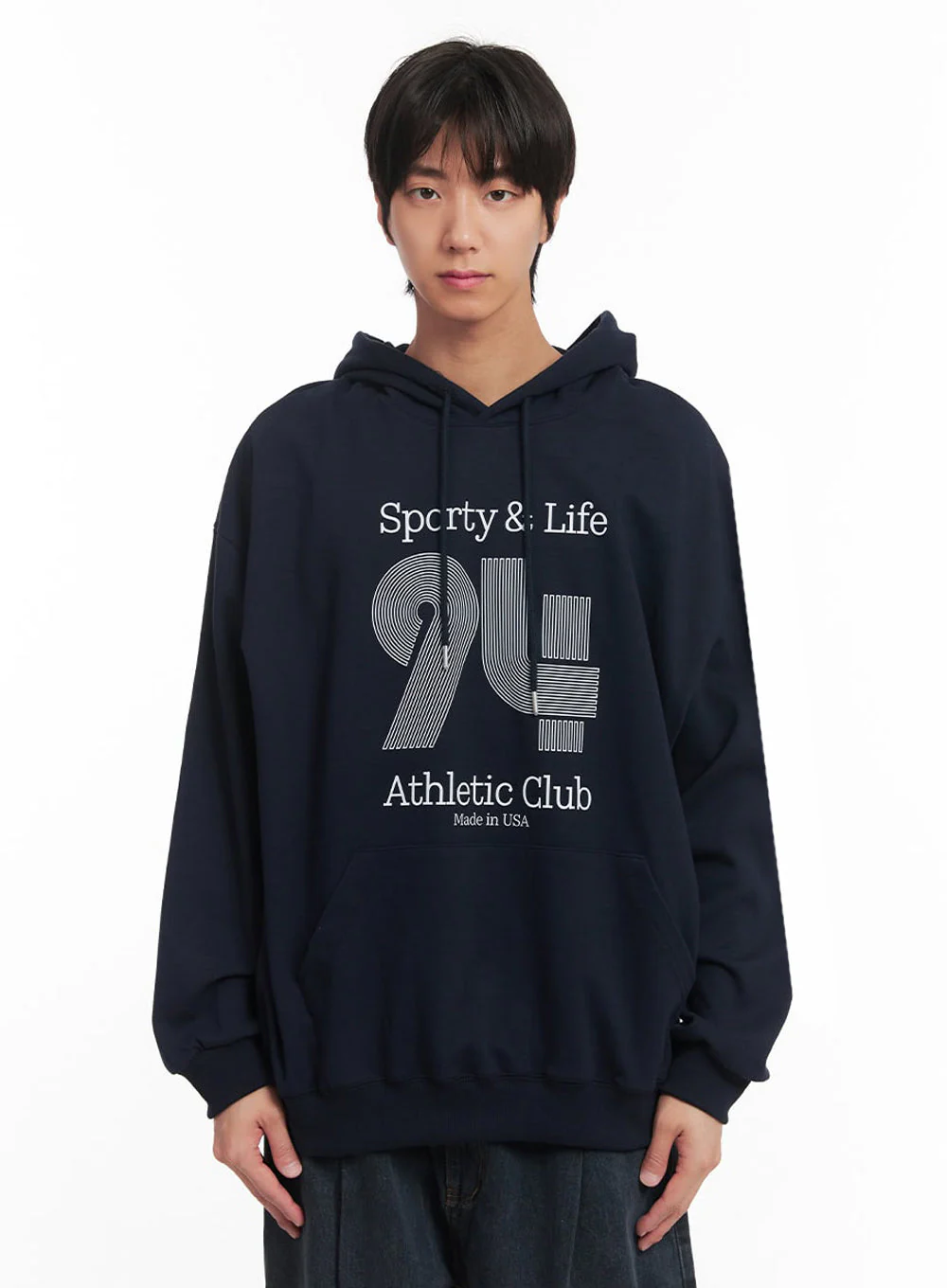 Men's Athletic Club Graphic Hoodie IA510 - Image 13