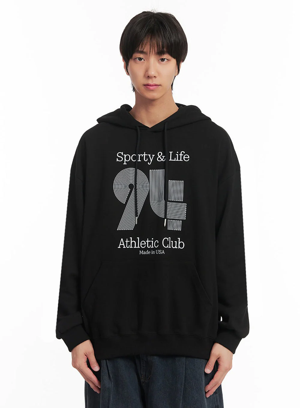 Men's Athletic Club Graphic Hoodie IA510 - Image 14