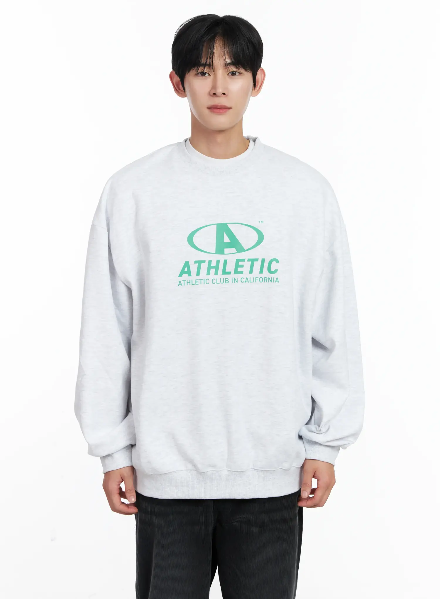 Men's Athletic Oversized Sweatshirt IJ521 - Image 12