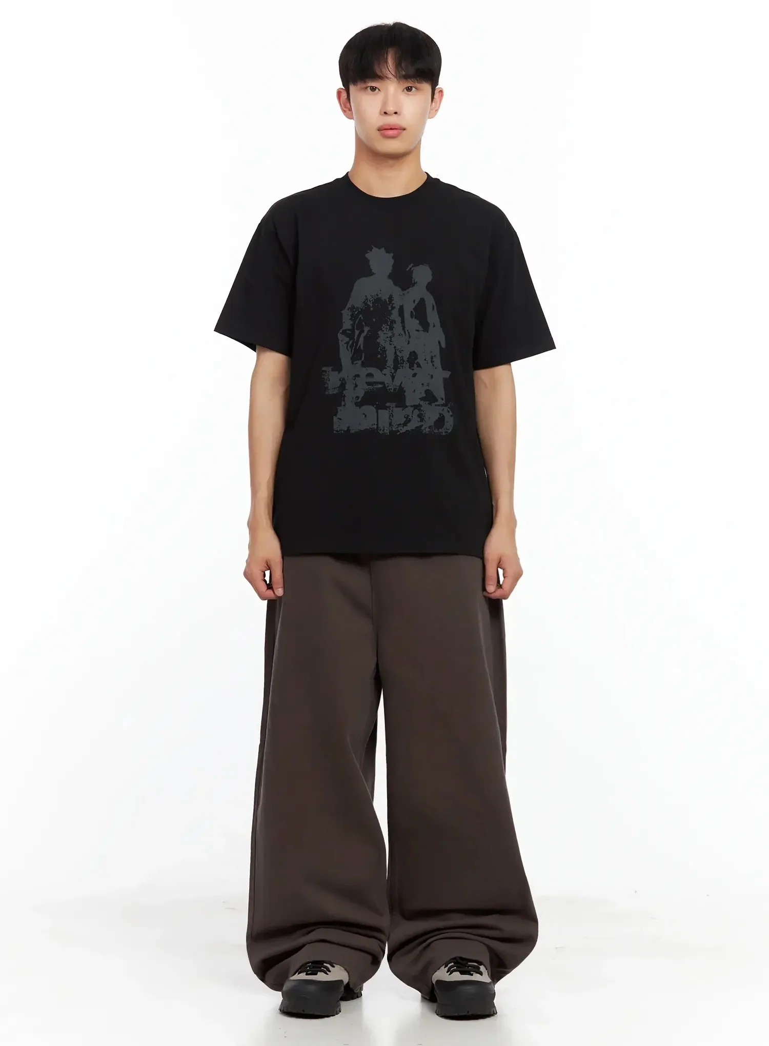 Men's Baggy Wide-Fit Pants IL516 - Image 8