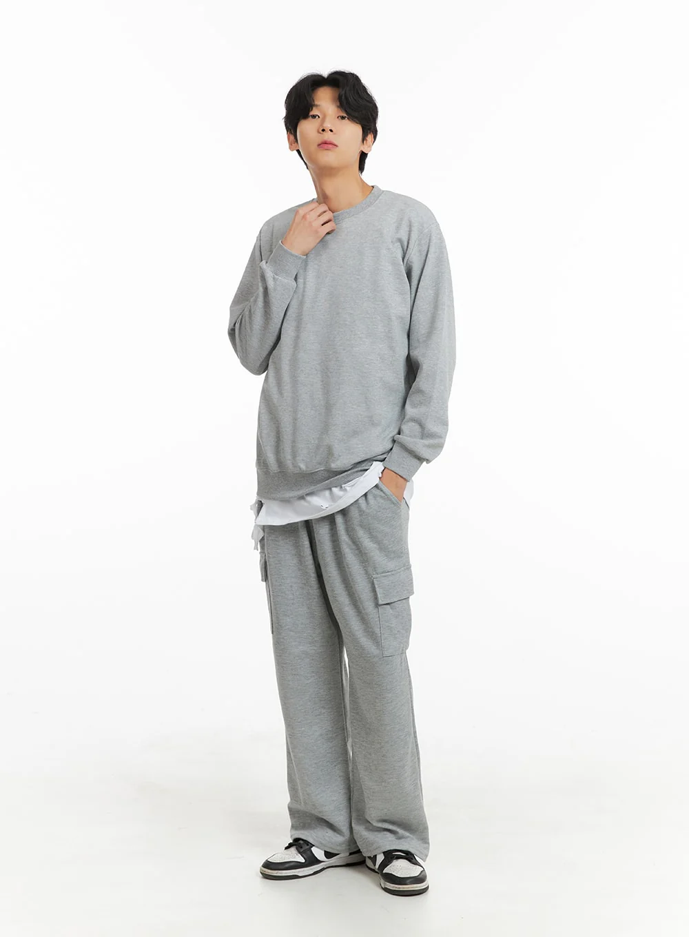 Men's Basic Cotton Sweatshirt IA401 - Image 2