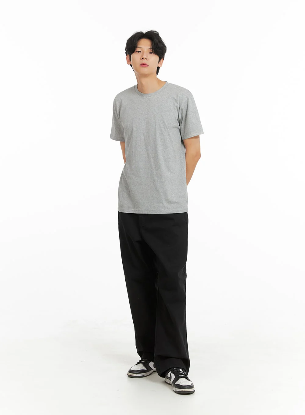 Men's Basic Cotton T-Shirt IA401 - Image 2