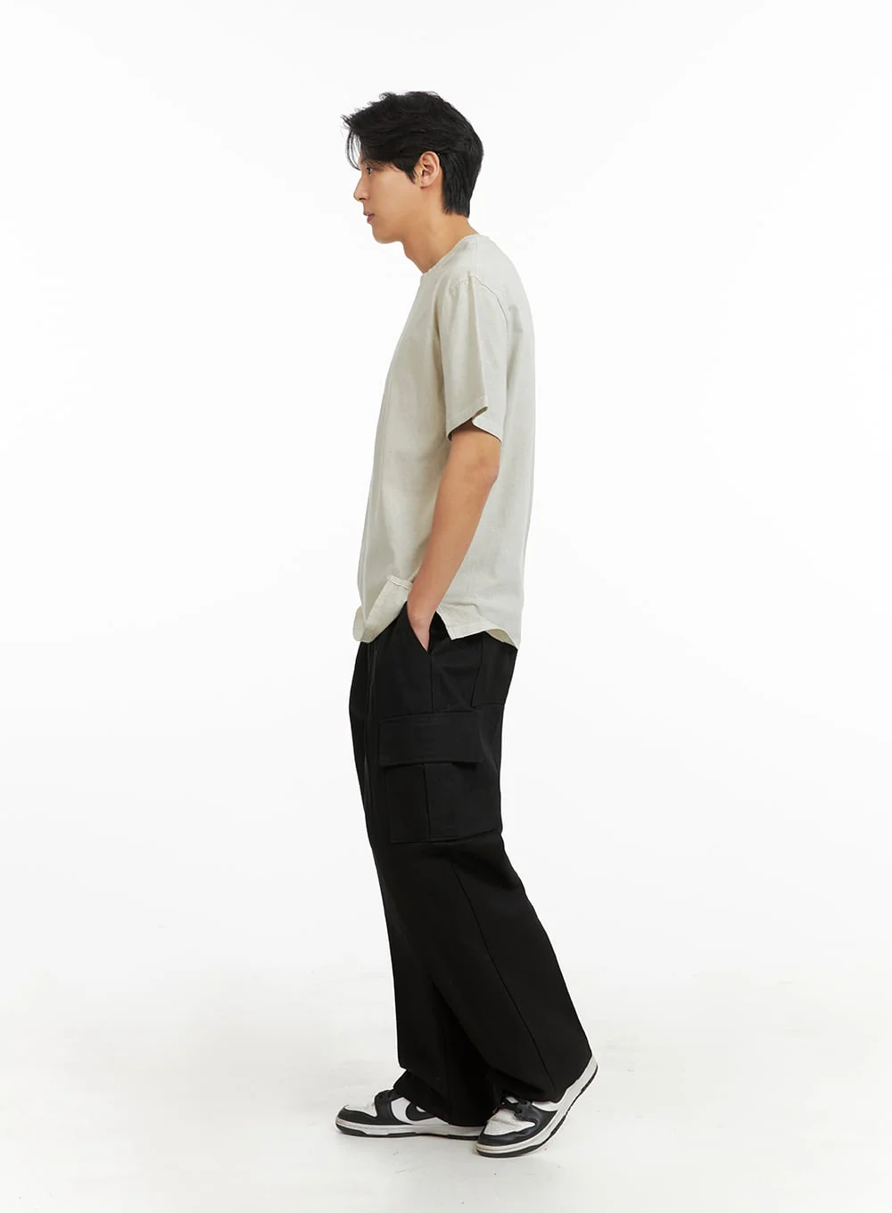 Men's Basic Crew Neck T-Shirt IA402 - Image 6