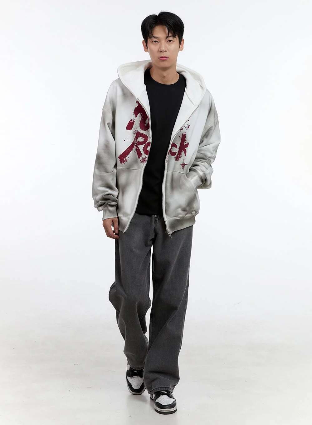 Men's Basic Long Sleeve (Black) IG427 - Image 9