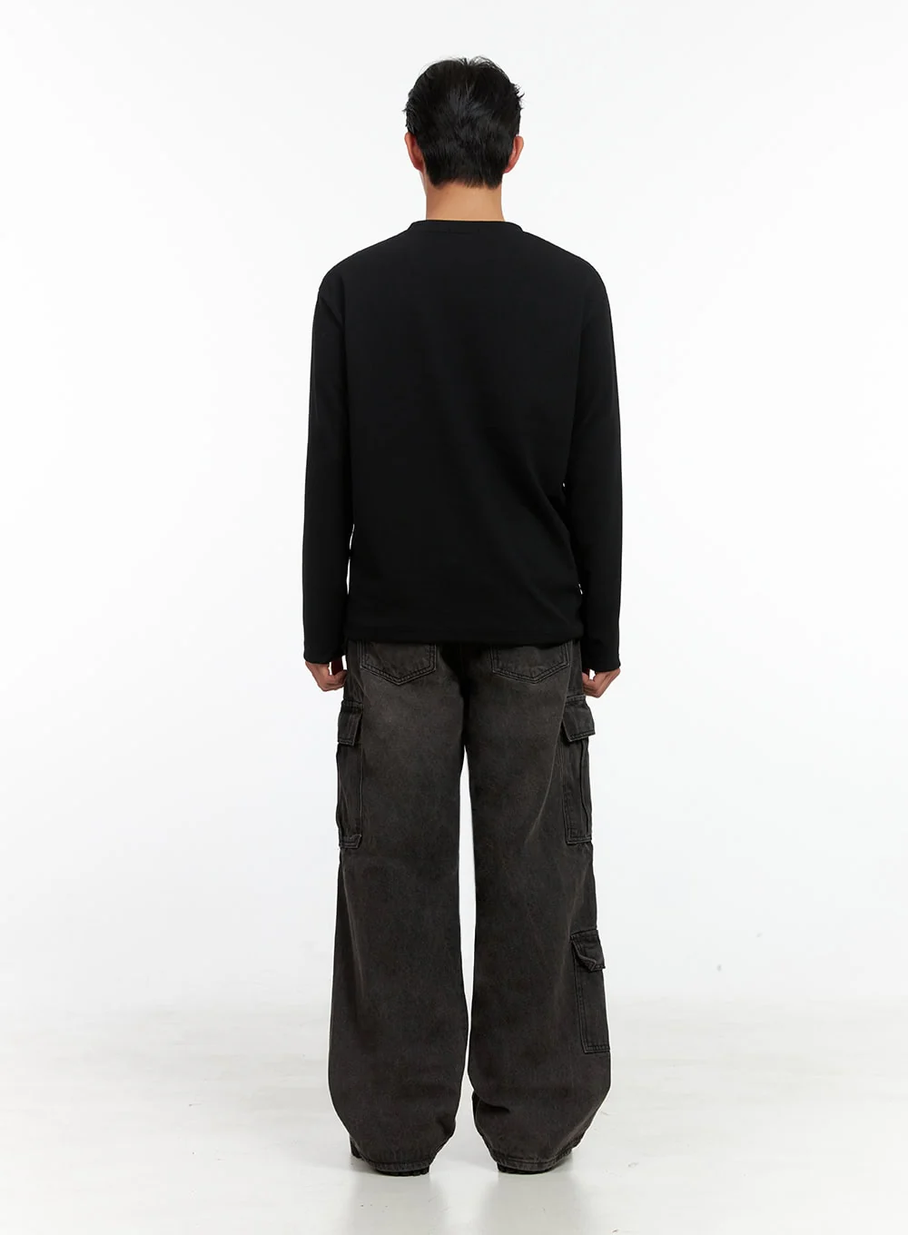 Men's Basic Long Sleeve Tee IN426 - Image 7