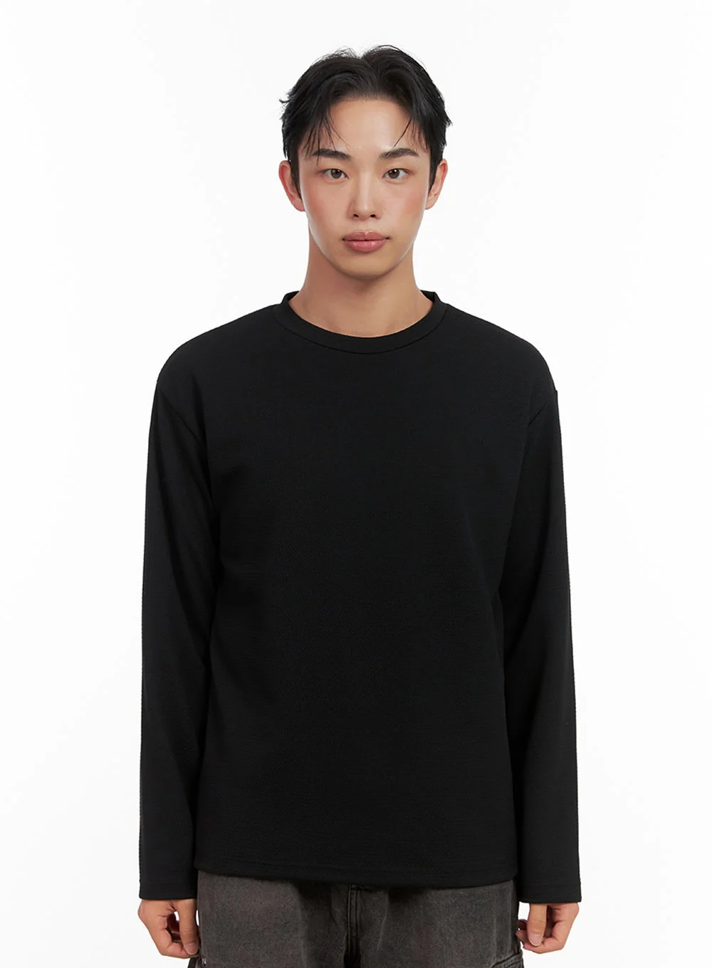 Men's Basic Long Sleeve Tee IN426 - Image 9
