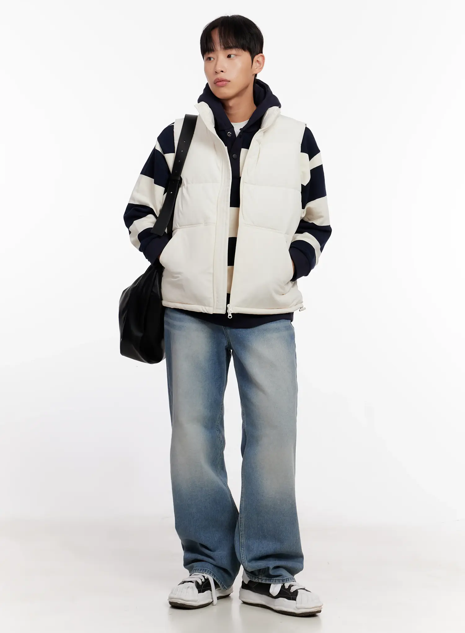 Men's Basic Puffer Vest IO528 - Image 10