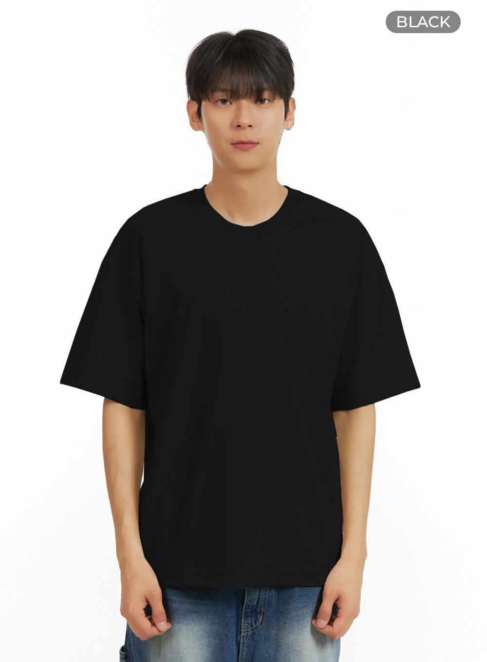 Men's Basic Solid T-Shirt IU418 - Image 10