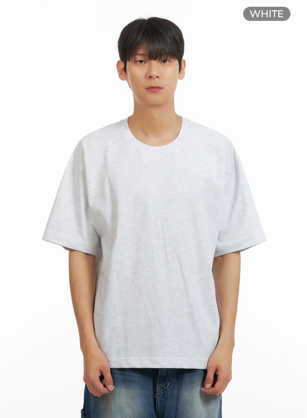 Men's Basic Solid T-Shirt IU418 - Image 8