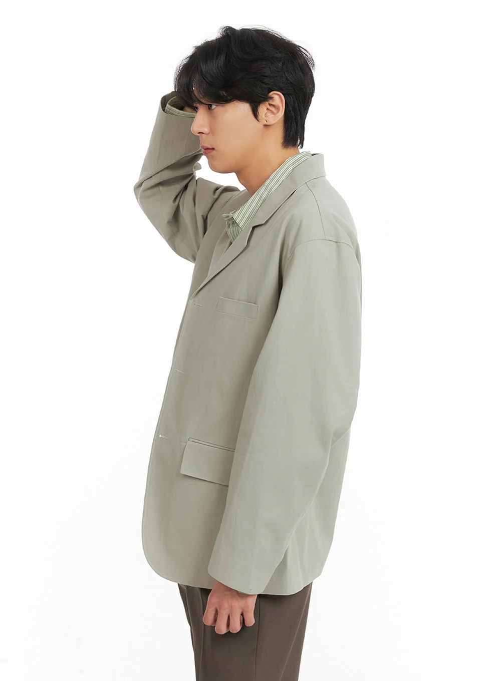 Men's Basic Straight Fit Jacket IA401 - Image 5