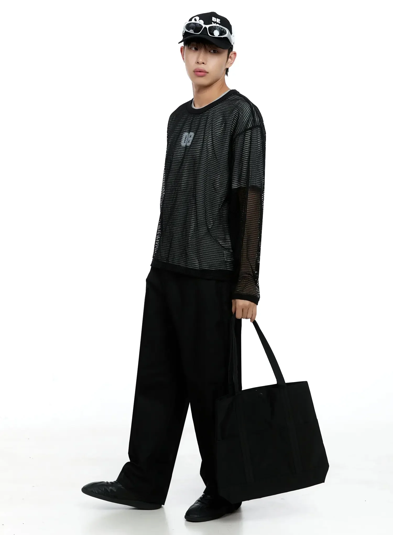 Men's Basic Wide-Leg Pants IG520 - Image 14