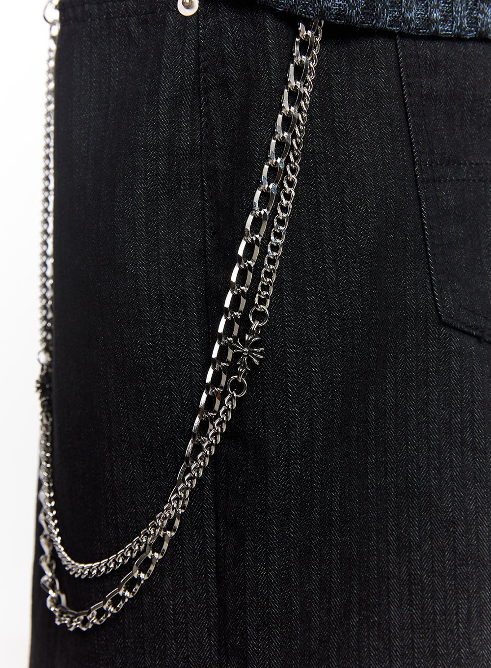 Men's Beaded Layered Chain IU512 - Image 2
