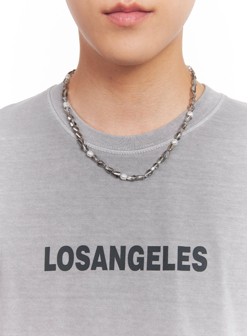 Men's Beaded Necklace IY505 - Image 3