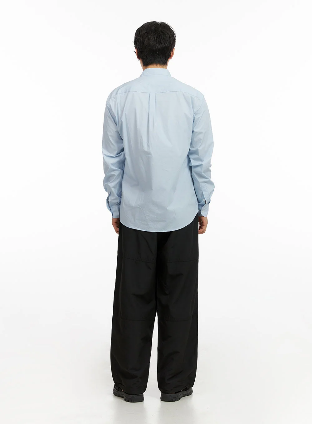 Men's Belted Wide Leg Trousers IG409 - Image 8