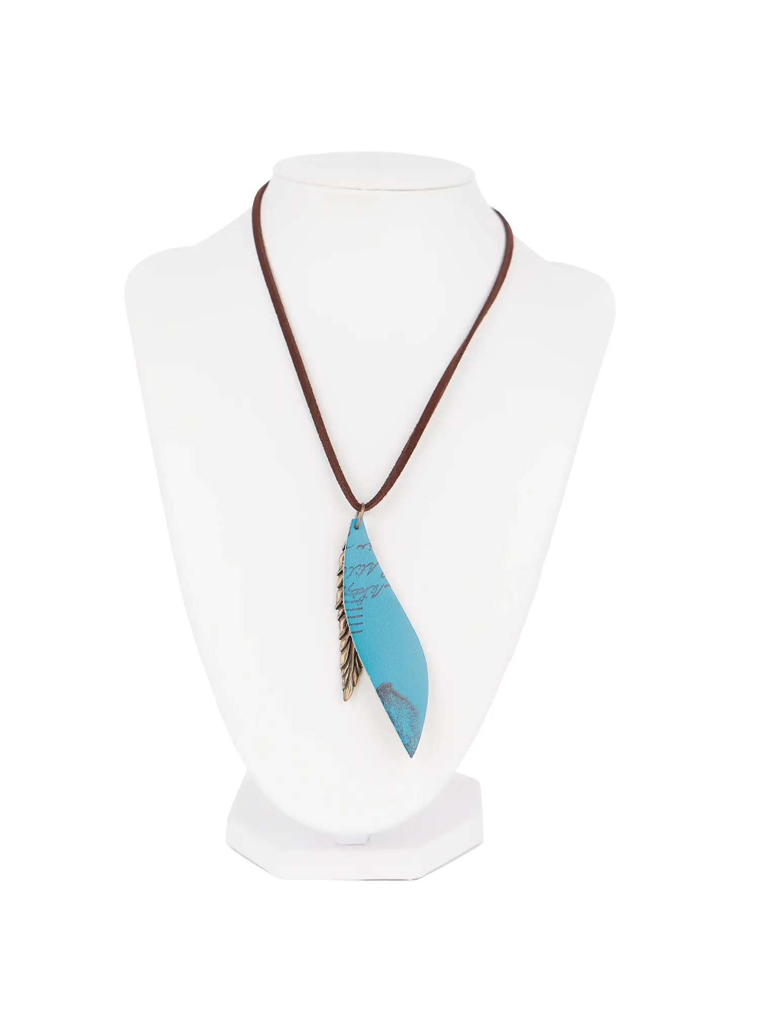 Men's Boho Feather Charm Necklace IS510 - Image 11
