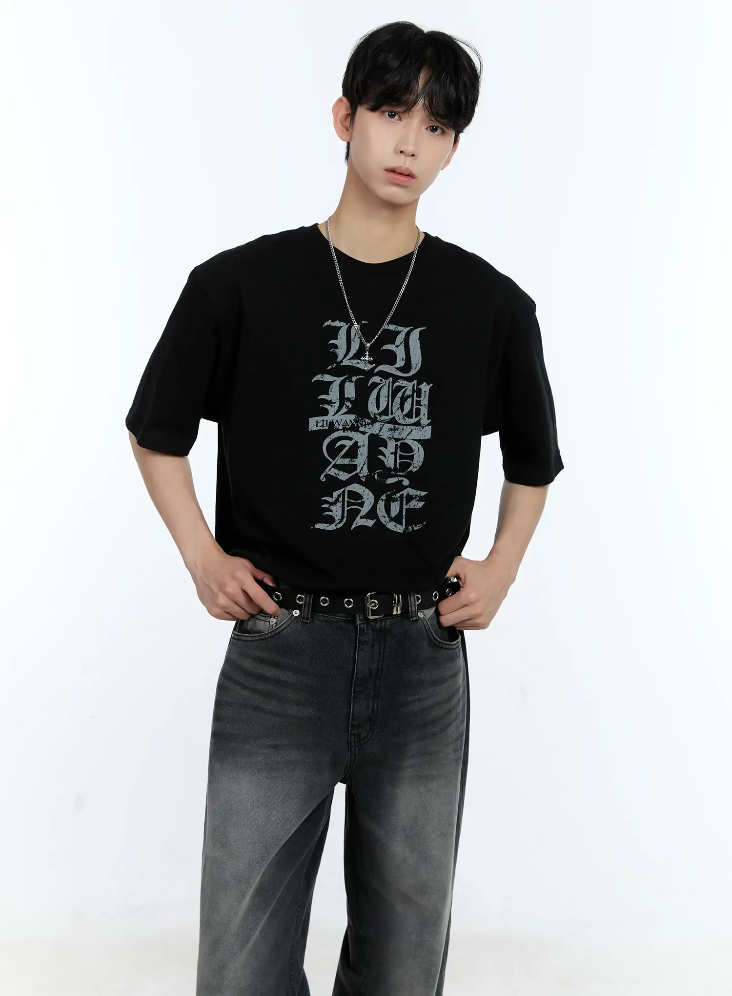 Men's Bold Graphic T-Shirt IL529 - Image 12