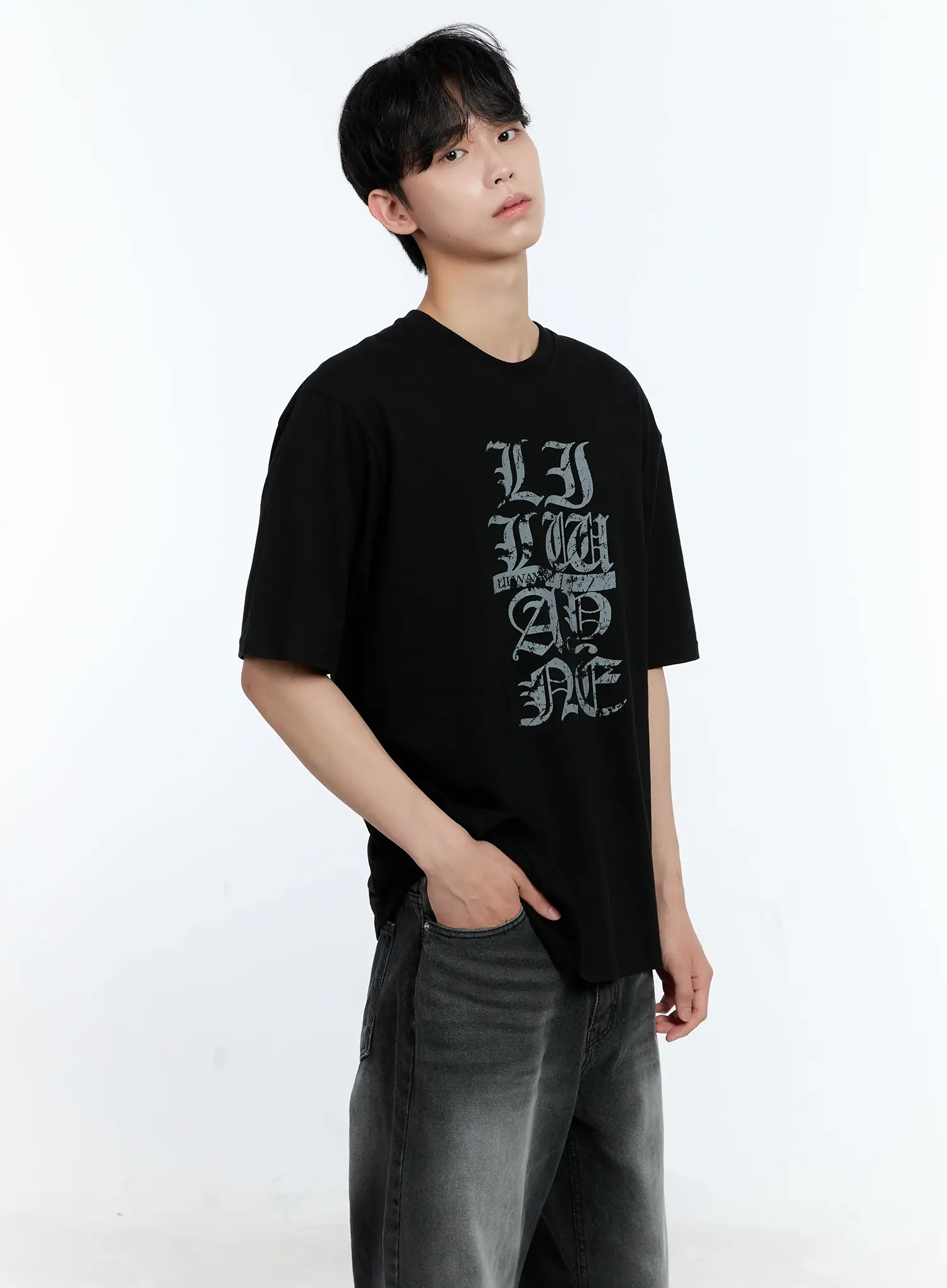 Men's Bold Graphic T-Shirt IL529 - Image 7