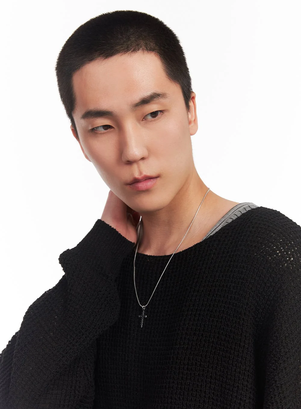 Men's Bold Pendant Necklace IY505 - Image 3