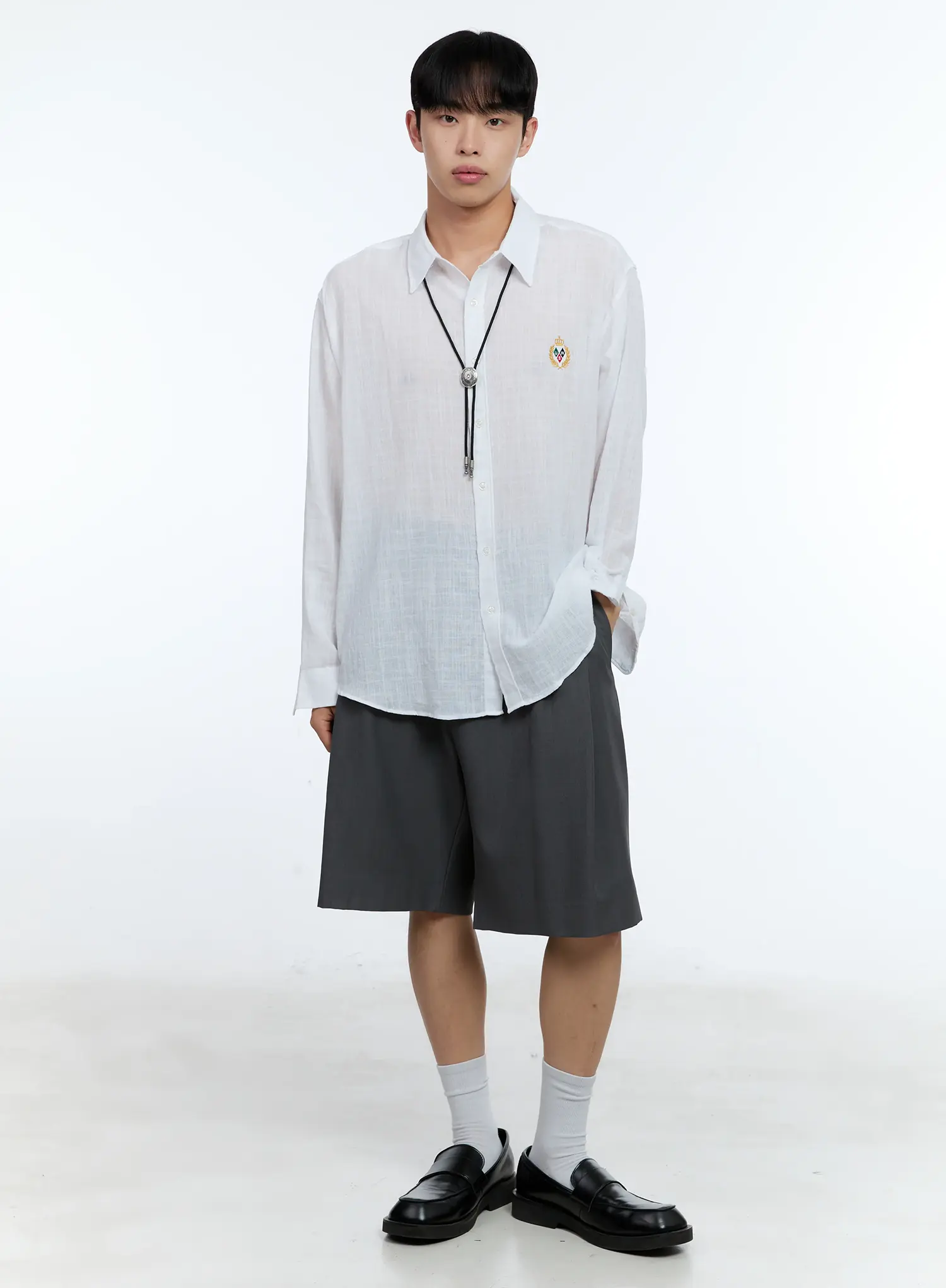 Men's Bolo Tie Necklace IL517 - Image 7
