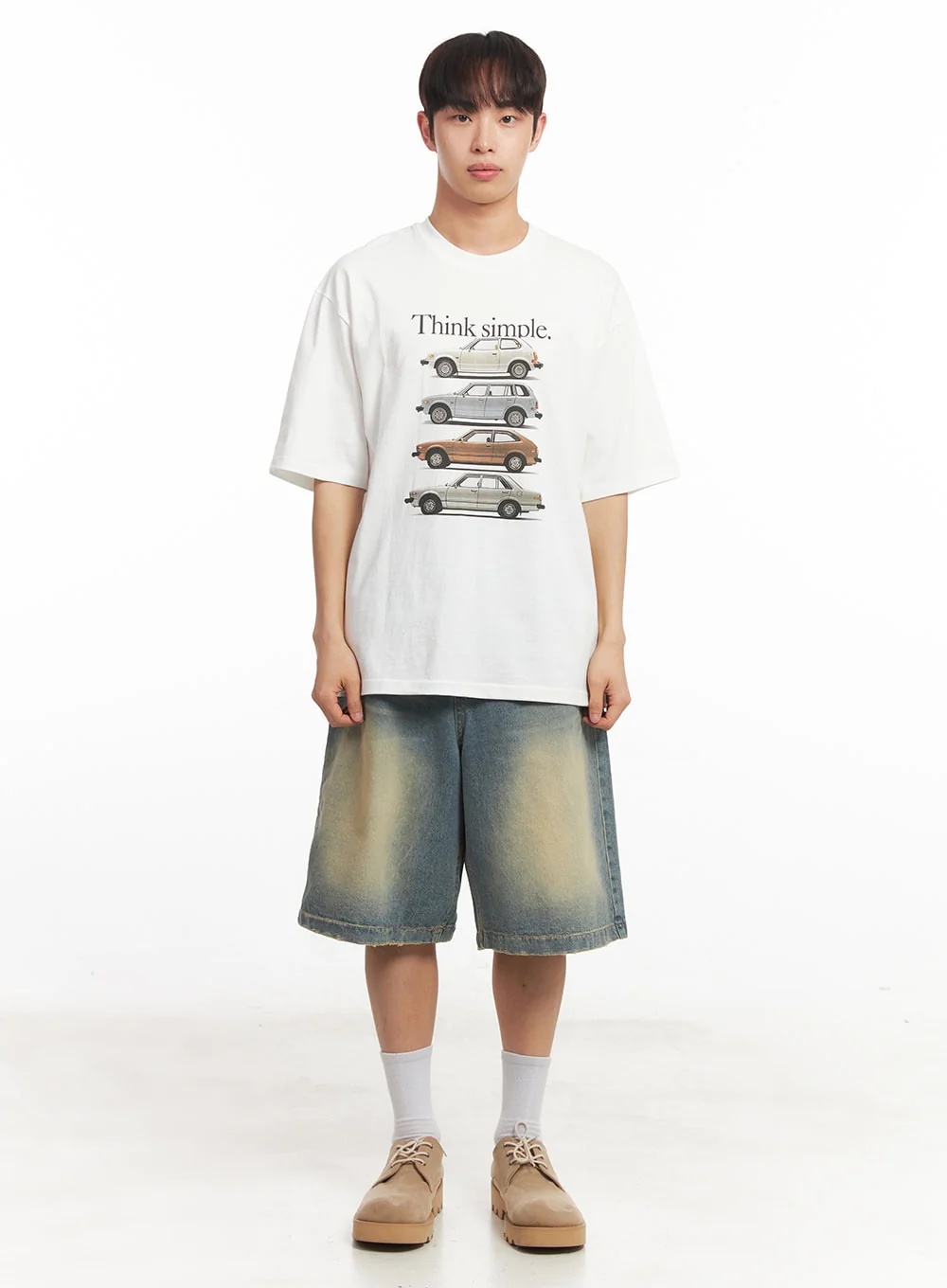 Men's Car Graphic T-Shirt IA518 - Image 6