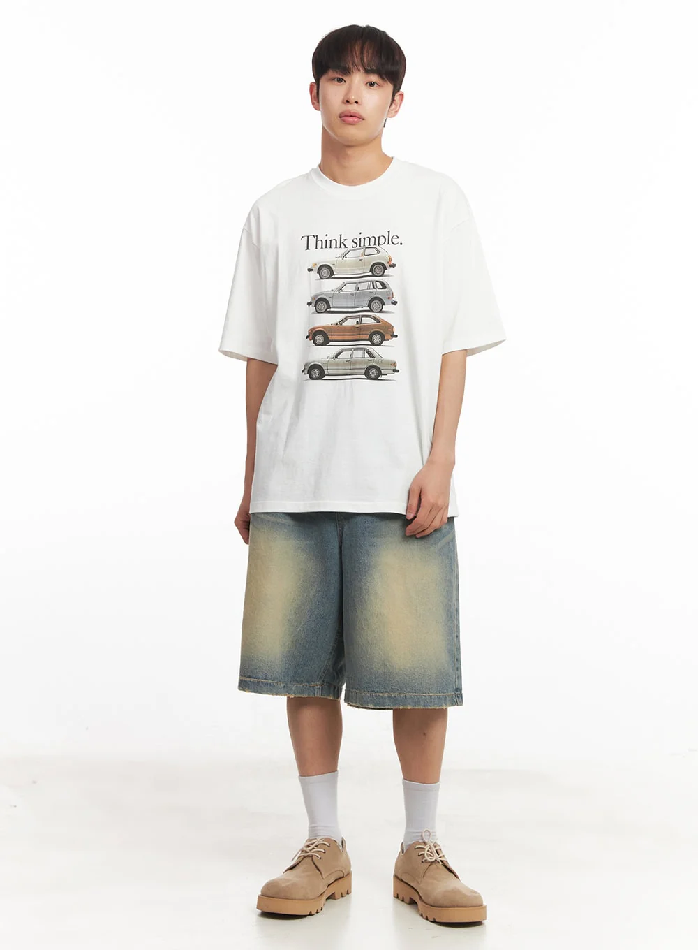 Men's Car Graphic T-Shirt IA518 - Image 9