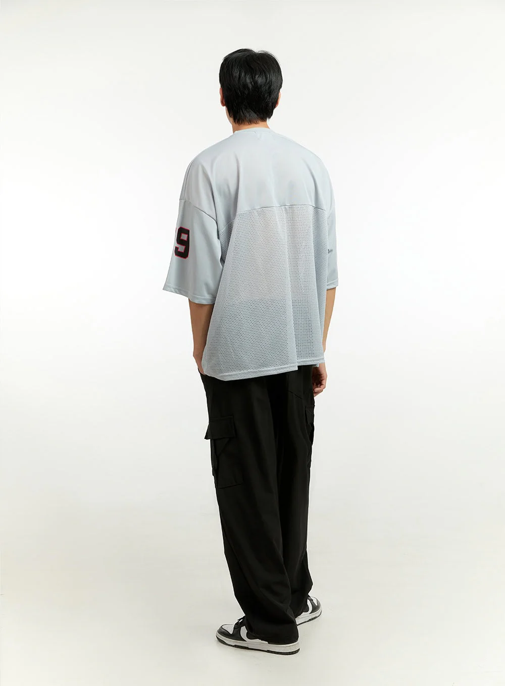 Men's Cargo Pants (Black) IL412 - Image 9