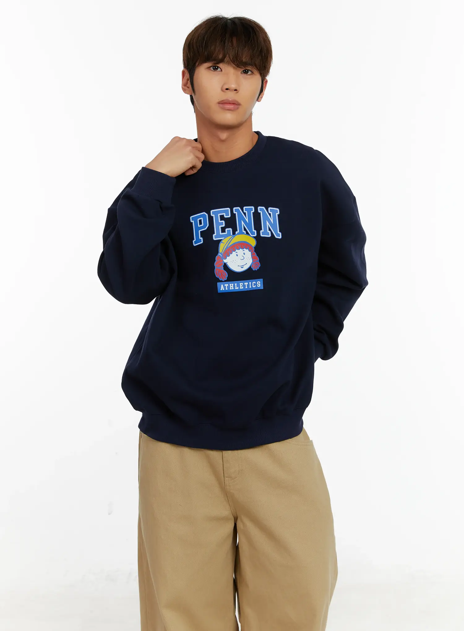 Men's Casual Crewneck Graphic Sweatshirt ID523 - Image 7