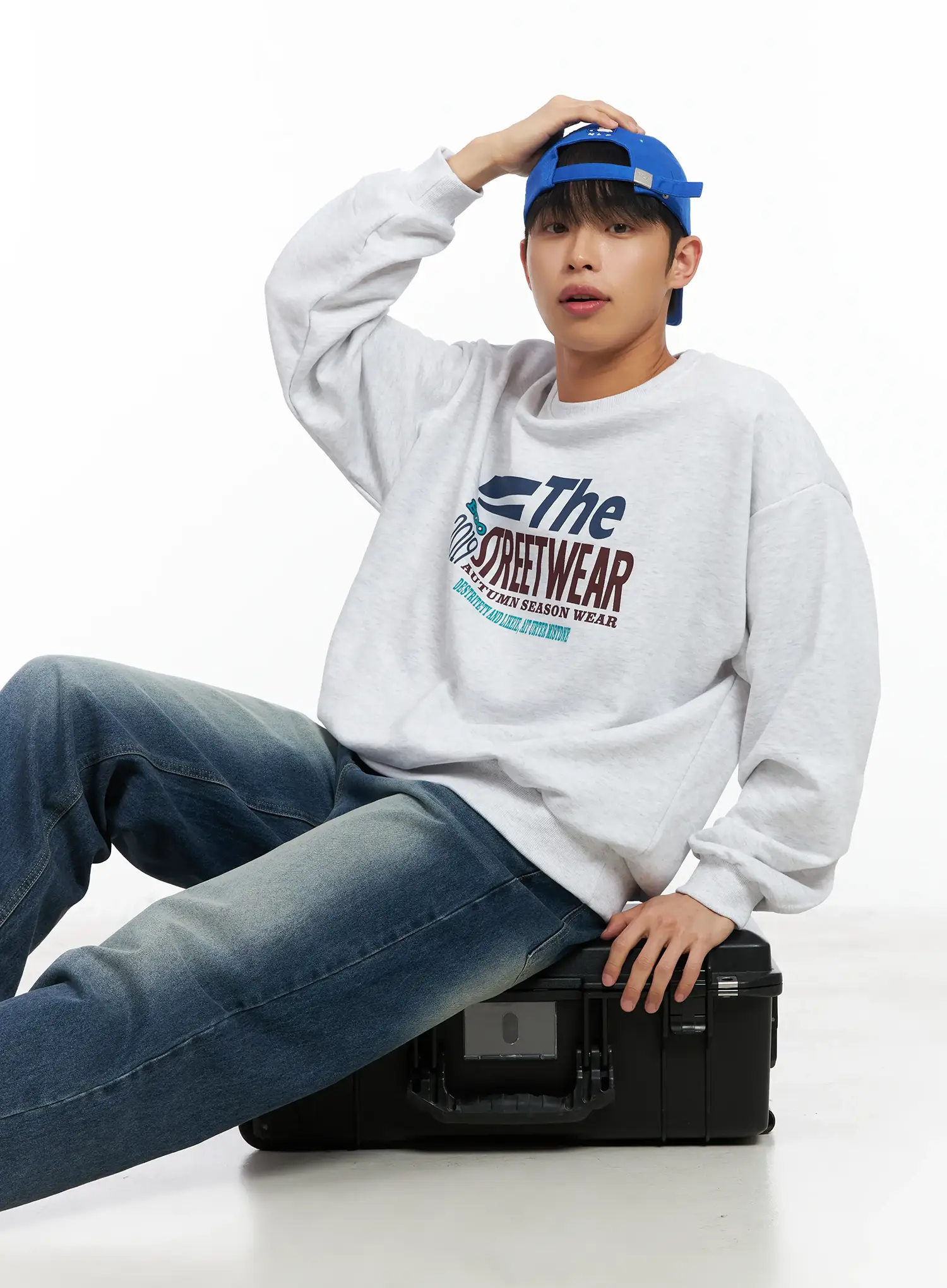 Men's Casual Graphic Crewneck Sweatshirt IM511 - Image 2