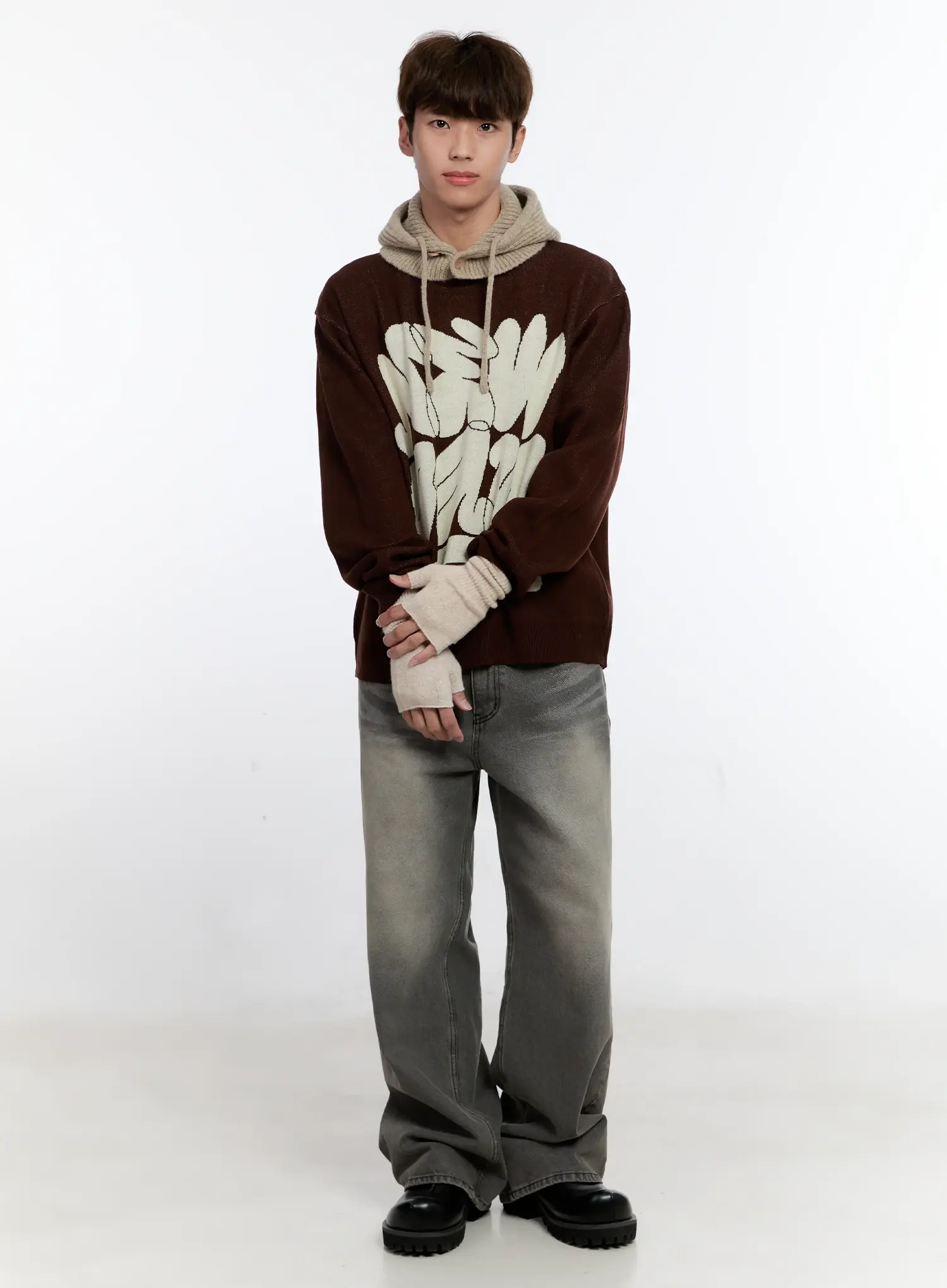 Men's Casual Knit Crewneck Sweater IS530 - Image 12
