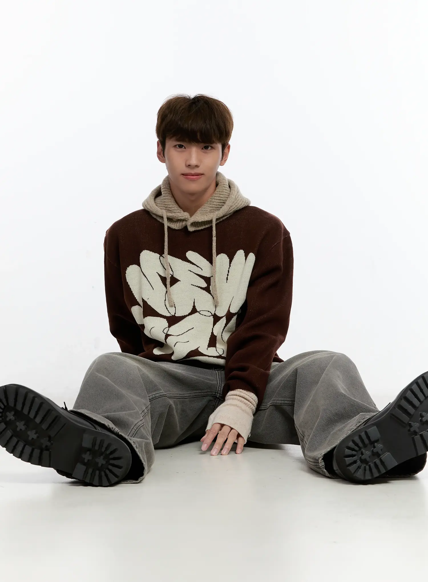 Men's Casual Knit Crewneck Sweater IS530 - Image 13