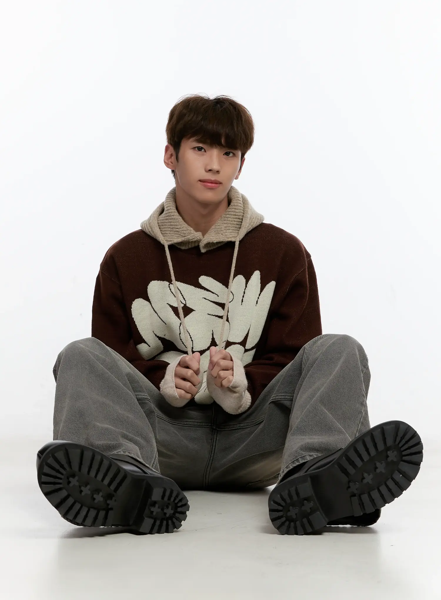 Men's Casual Knit Crewneck Sweater IS530 - Image 14
