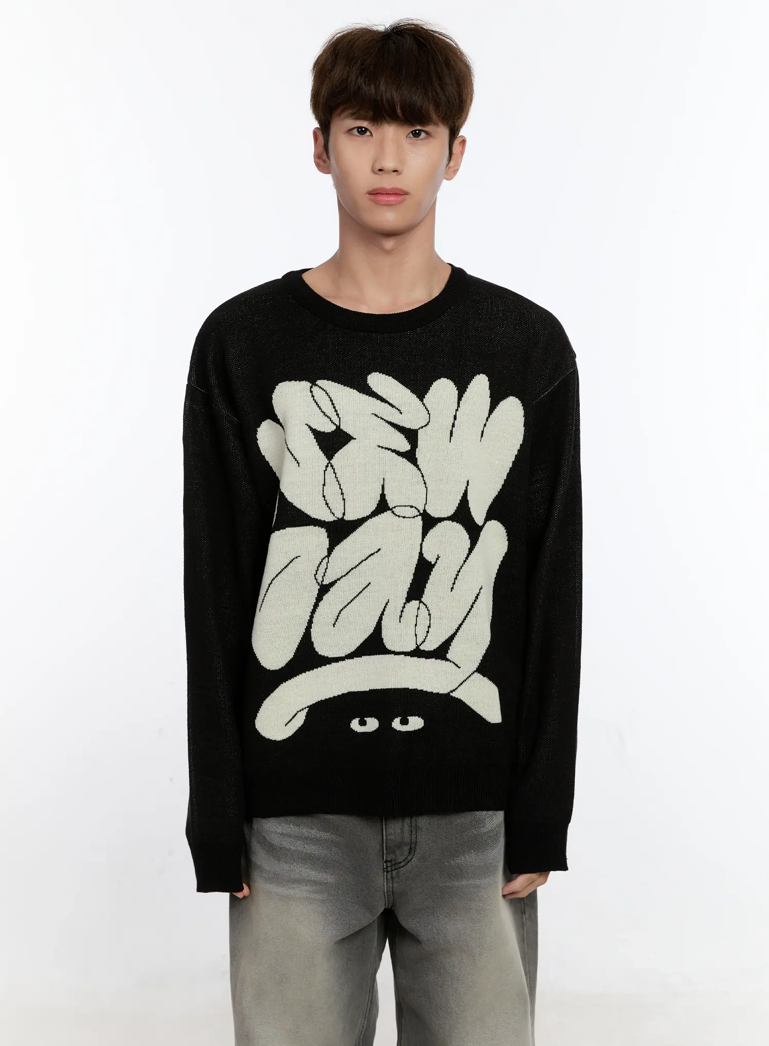 Men's Casual Knit Crewneck Sweater IS530 - Image 17