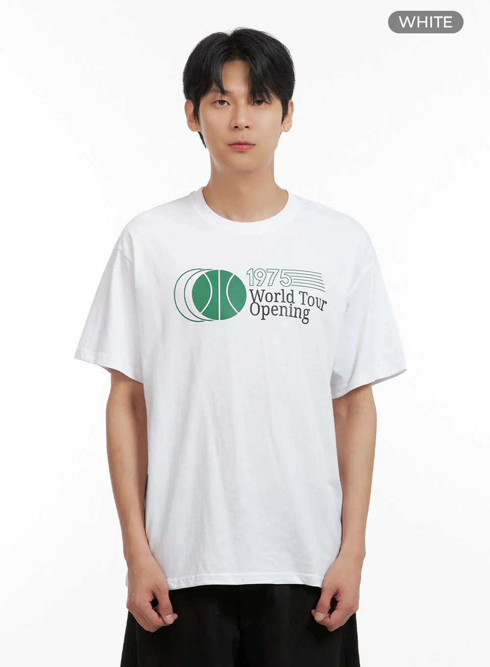 Men's Casual Lettering T-Shirt IL403 - Image 10