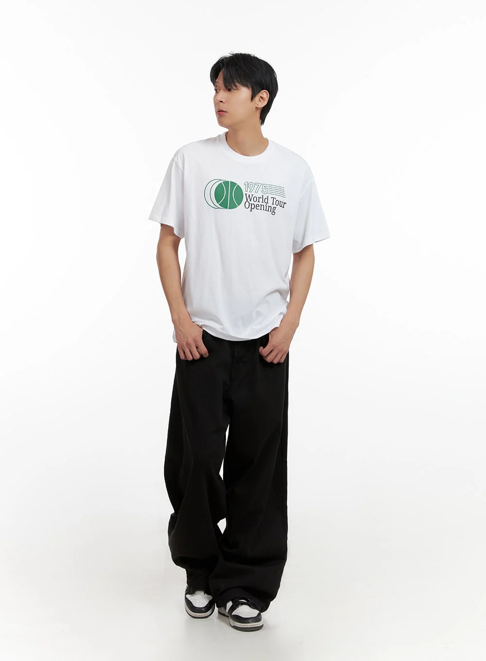 Men's Casual Lettering T-Shirt IL403 - Image 7