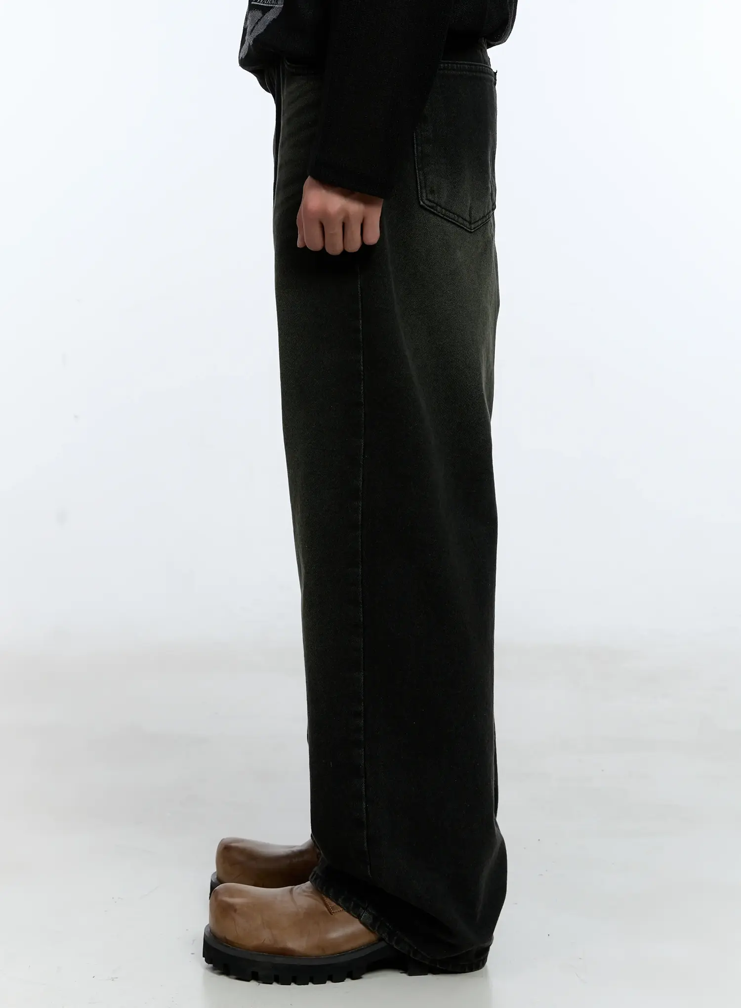 Men's Casual Wide-Fit Denim Jeans IL515 - Image 7