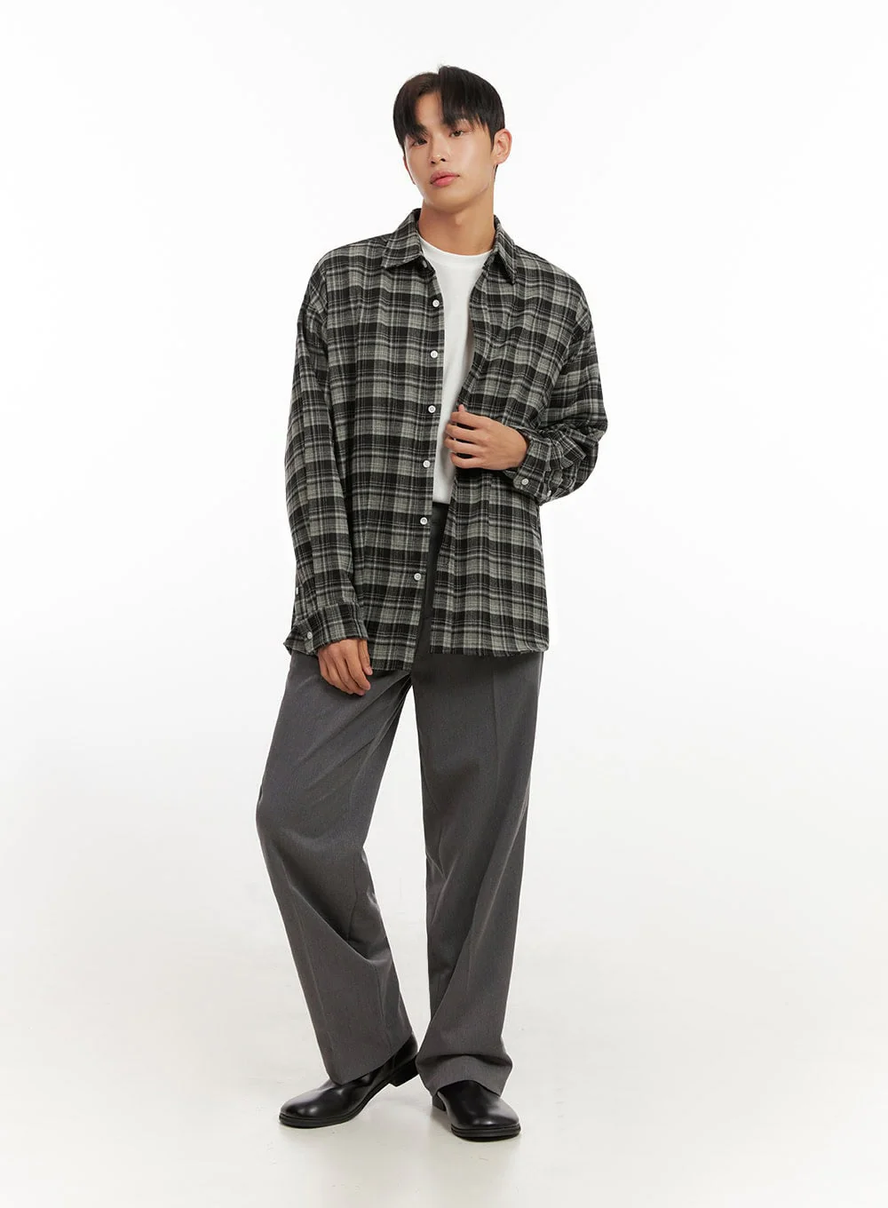 Men's Checkered Flannel ID406 - Image 2