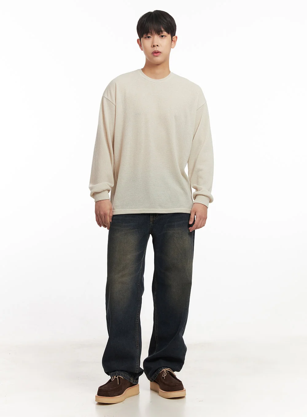 Men's Checkered Oversize Collared Shirt IM527 - Image 10