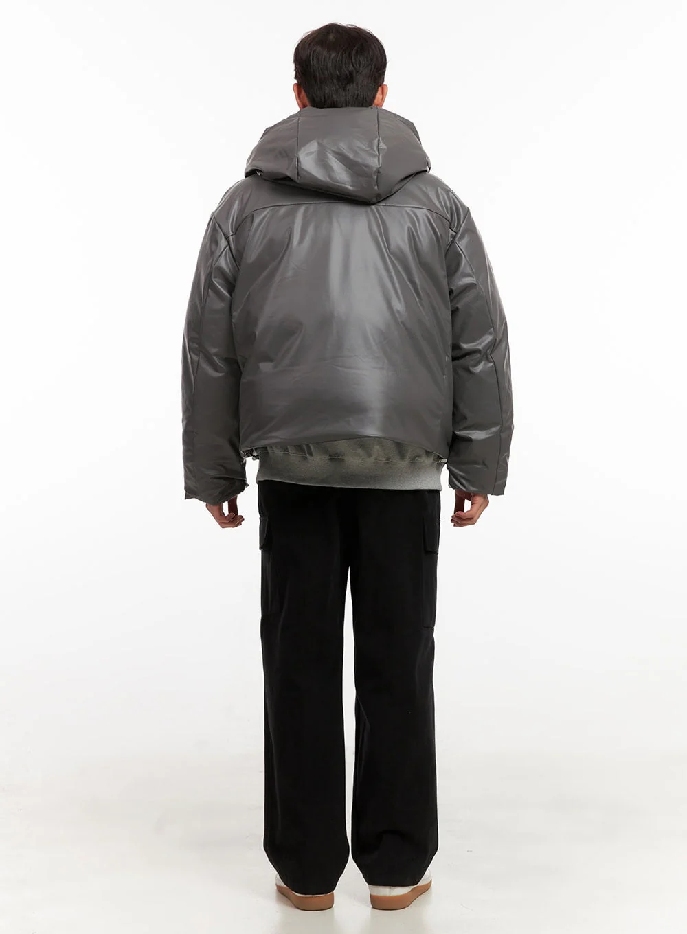 Men's Chic Hooded Puffer Jacket ID427 - Image 9